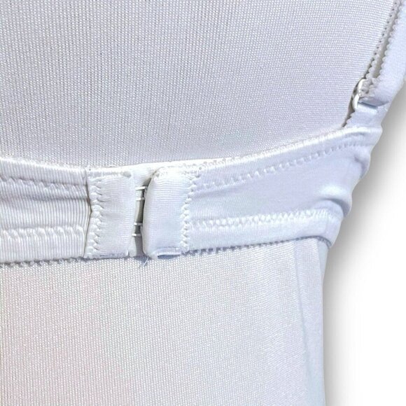 Ambrielle 34D Bra White Cotton Padded Push Up Demi Underwire T-shirt - Picture 8 of 10